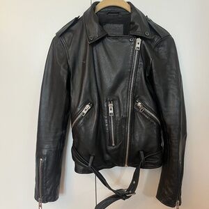 All Saints Balfern Leather Biker jacket 0